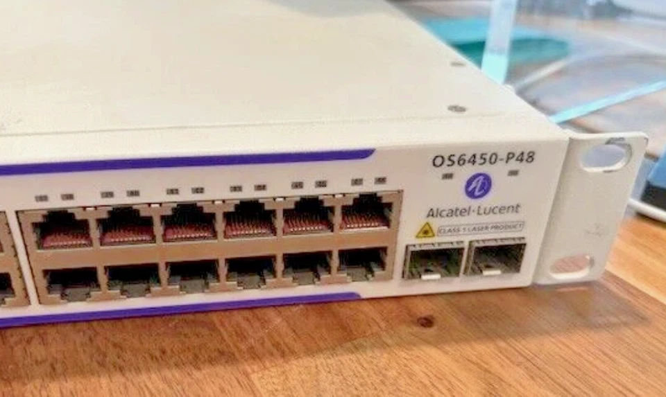 Alcatel Switch OS6450-P48 48x 1Gb PoE 10Gb SFP+ Switch OS6450-XNI-U2 - Image 3 of 4