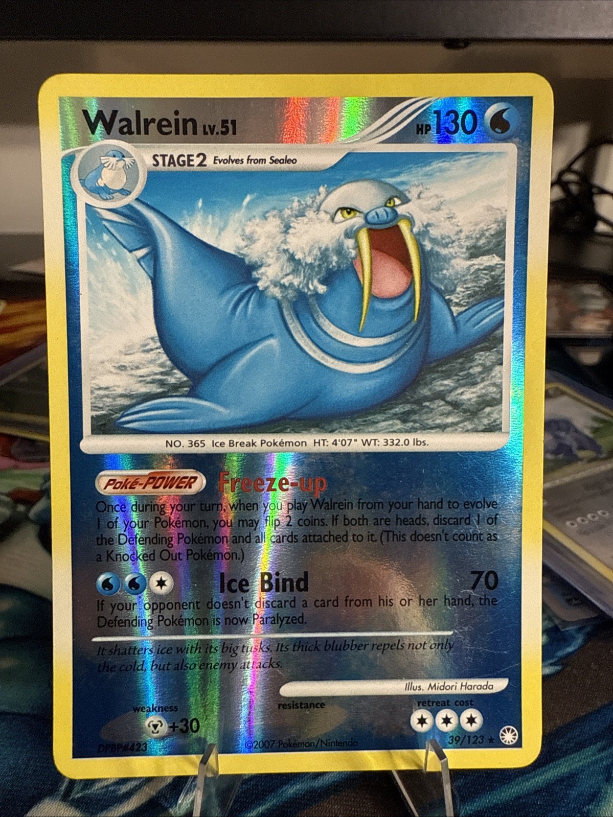 Walrein 39/123 Mysterious Treasures Reverse Holo LP