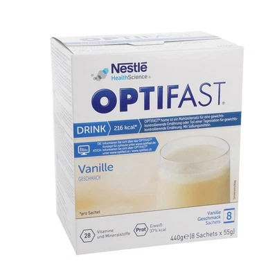 OPTIFAST Drink 8 x 55g Vanille Pulver PZN 10267810 Diät (51,11 EUR/kg) - Bild 1 von 4