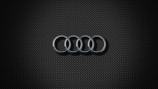 Maletero trasero anillos negros emblema logotipo para Audi A4 S4 A5 S5 Sportback A6 S6 B9 C8