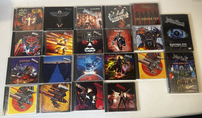 Judas Priest 22 CD 3 DVD Lot Instant Collection Screaming For Vengeance Etc Rock