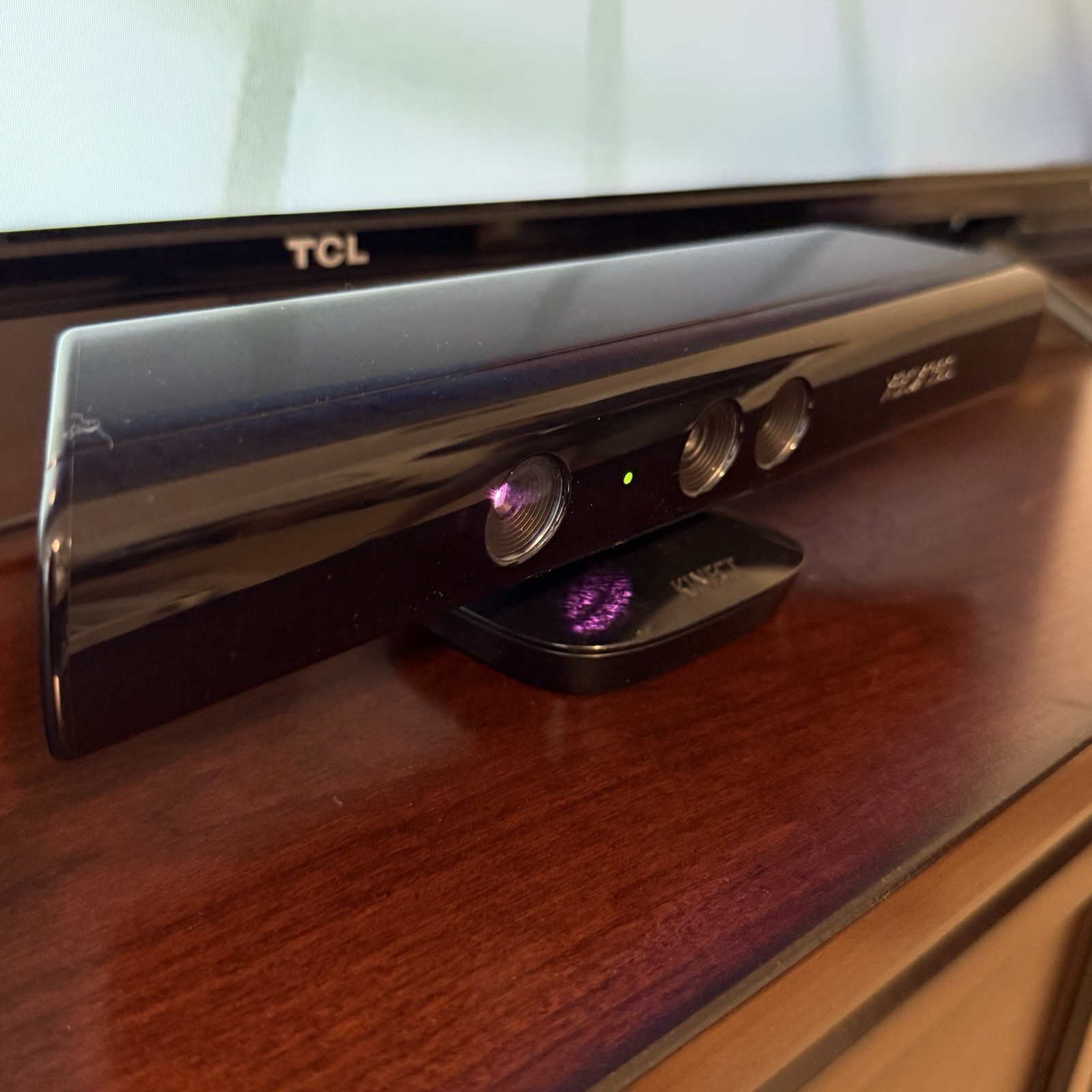 Xbox 360 Kinect Sensor Bar w/ 5 Games Bundle Model 1414 Microsoft Tested