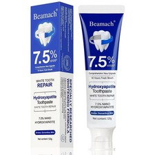 Beamach Hydroxyapatite Toothpaste - Fluoride-Free Nano 4.23 Fl Oz Pack of 1