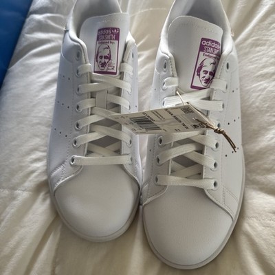Size 9 adidas Stan Smith White  Pink