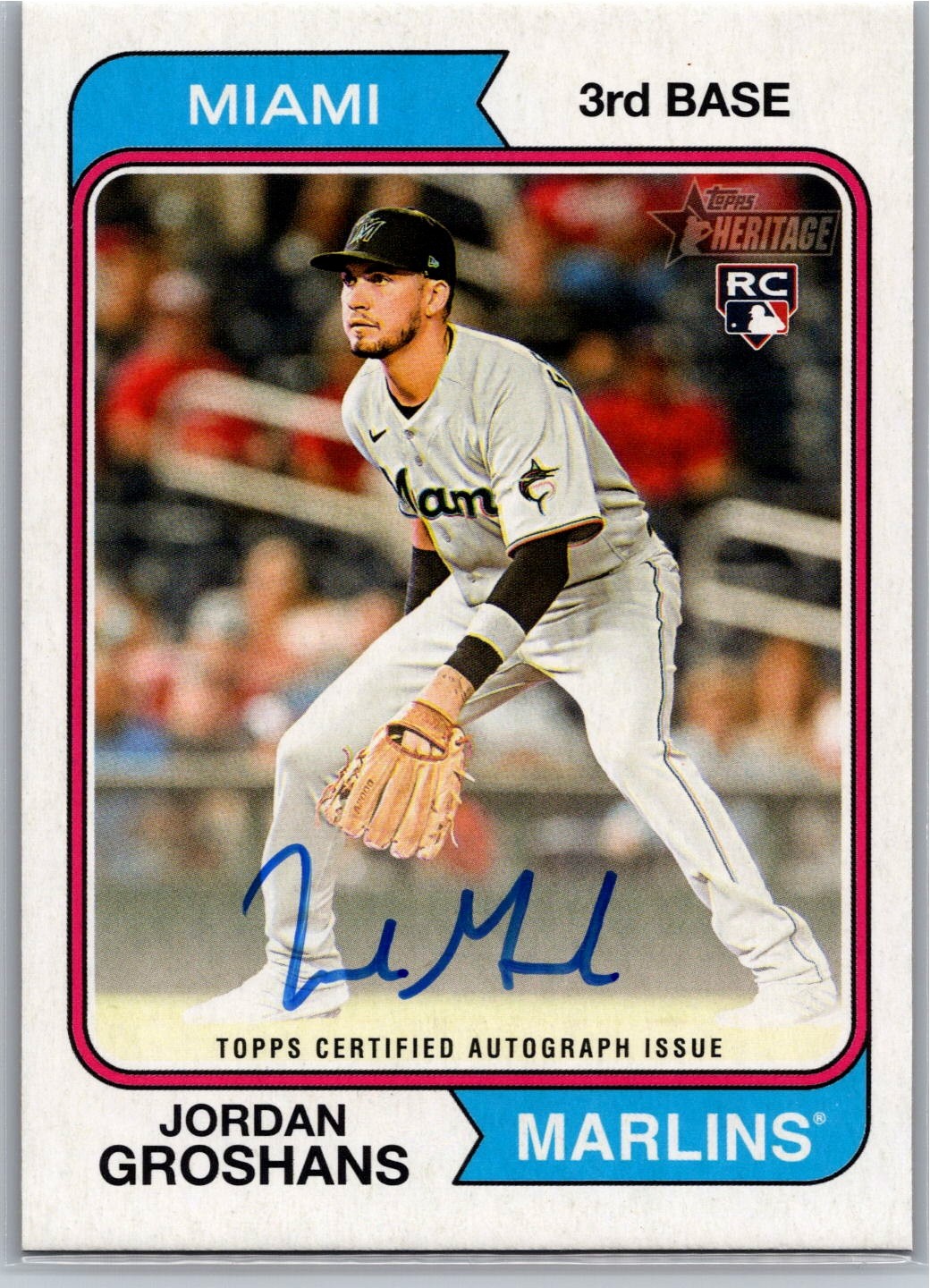 2023 Topps Heritage #ROA-JGR Jordan Groshans Real One Autographs