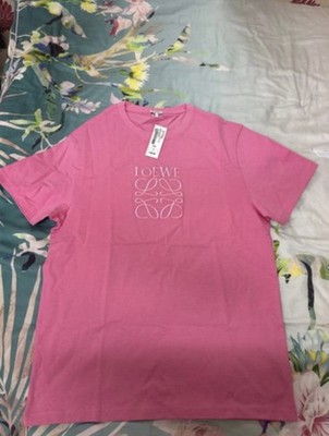 LOEWE Embroidery pink (Candy) T-Shirt Size S , LOEWE RRP£450