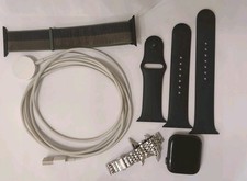 Apple Watch Series 5 44mm Space Grey Aluminum Case With Bands, Charger.