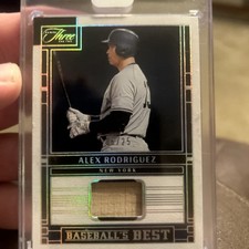 2024 Panini Three And Two Alex Rodriguez Relic BBM-AR /25