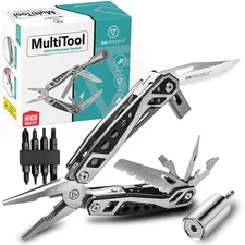 Multi Tool with Universal Socket - 22 in 1 Stainless Steel Multipurpose Tool ...