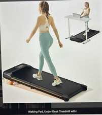 4-in-1 Walking Pad Treadmill with Incline, 2.5HP Portable Under Desk Model