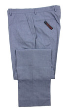 Tommy Hilfiger Dress Pants Mens 36x32 Blue Slim Fit Cotton Stretch Flat Front