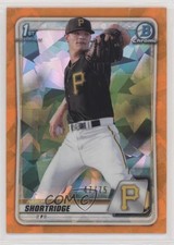 2020 Bowman Chrome Sapphire Edition Orange 47/75 Aaron Shortridge #BCP-9 qr7