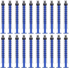 Blue 100 Pcs 1ml 1cc Plastic Syringe No Needle for Pets Oral,... 