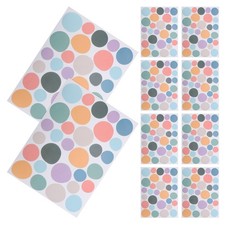 10 Pcs Colorful Irregular Dot Wall Decals Boho Style Stickers for Nursery Room