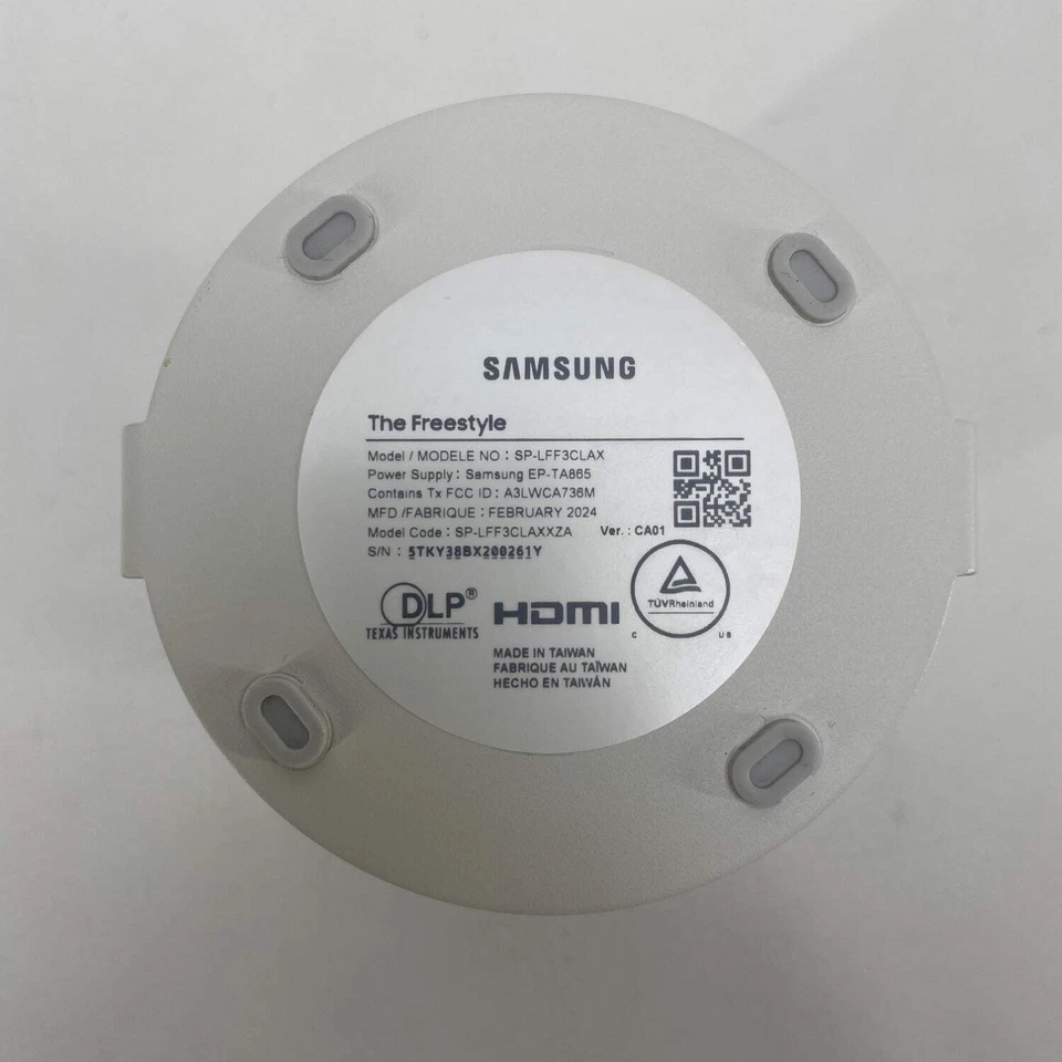 Samsung Freestyle Gen 2 SP-LFF3CLAX Smart Portable Projector 1080p READ - Image 2 of 4