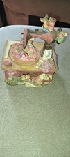 Vintage Enesco Music Box Mice Sewing Machine Plays Tea for Two Sanyo Music Box