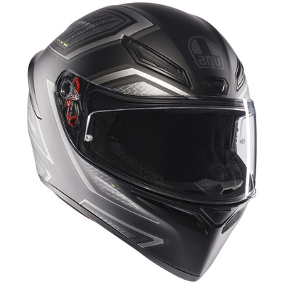 AGV K1-S Sling Matt Schwarz/Grau Sport Pendler Urban City Roller Motorrad ...