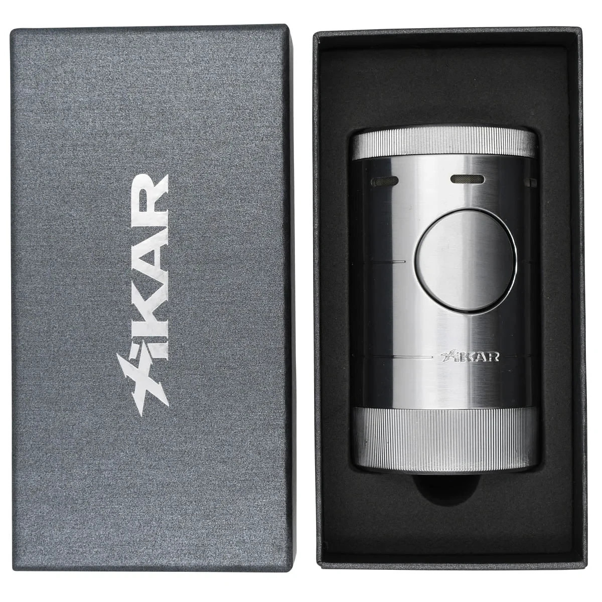Volta Quad-jet Flame Torch Silver Xi-569sl