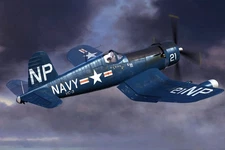 Hobby Boss Models 80390 1:48 F4U-5N Pirate Fighter Early Military Plane Kit