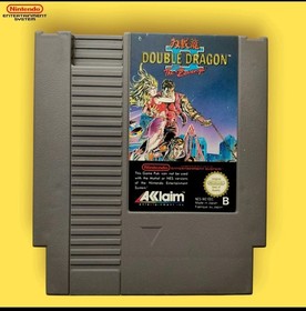 🤜 Lot Trilogie Double Dragon jeu cartouches Nintendo NES, 2 notices 🐉 