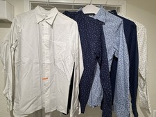 Lot Of 5 UNIQLO Dress Shirts Men’s Sz Medium