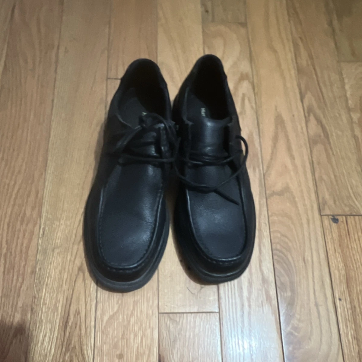Hush Puppies Vicar Victory Black Leather Slip On Loafers Mens Size 12 Comfort Amazon.com | Hush Puppies Men main image 2