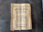 Vintage David Bradley Agriculture Side Delivery Hay Rake Manual and Parts List — photo 1