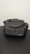 Ambico Camera Bag Black Nylon Shoulder Strap Padded Dividers