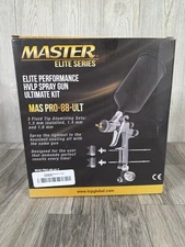 Master Elite PRO88 Spray Gun Kit 1.3 1.4 1.8mm Tips Regulator Adapter 