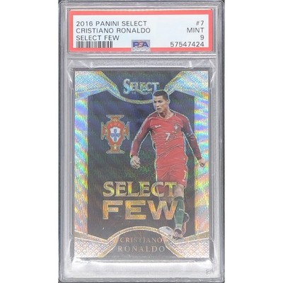2016/17 Panini Select Soccer - Cristiano Ronaldo Portugal Select Few PSA 9
