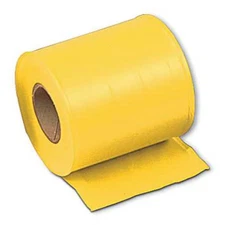 Manufacturer Varies Flagging Tape, Yellow, 4 in Wide x 300 ft Length, Vinyl, 2.5