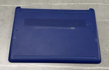 M03778-001 HP 14-DQ Series Bottom Base Cover w/ Rubber Screws Blue Genuine