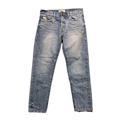 Boro Sapporo Selvedge Jeans Women Size 28 Japanese Hand Sewn Button Fly Luxury