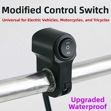 Motorcycle Lighting Switch 22mm Handlebar Mount High Low Beam Spotlight