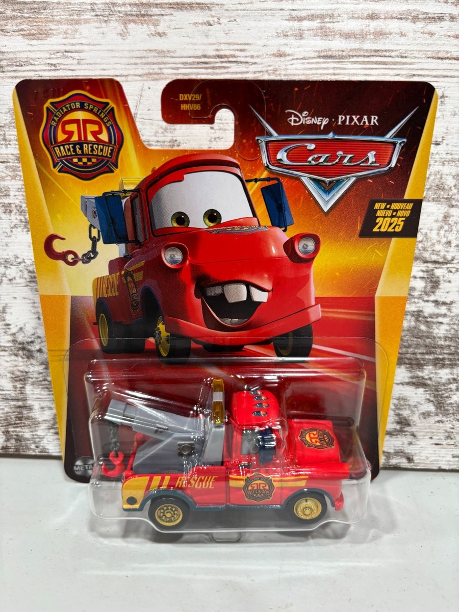 Mattel - Cars Character Cars - Race & Rescue Mater Set Of 3 for
