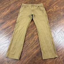 Dickies Carpenter Pants 34 Brown Canvas Utili...