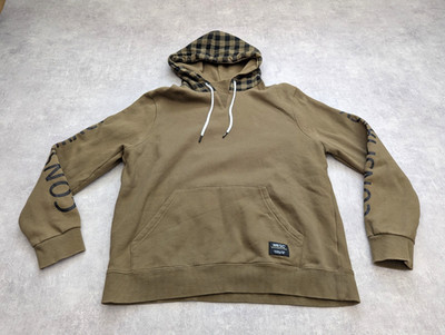 Wesc Hoodie Herren Medium Conspiracy Murphy Buffalo Check Y2K Streetwear Outdoor M