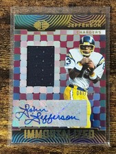 2024 Panini Illusions Immortalized Jersey Autograph John Jefferson IJA-JJN /399