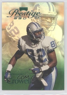 1999 Playoff Prestige SSD Spectrum Green 350/500 Germane Crowell #B046 g9e
