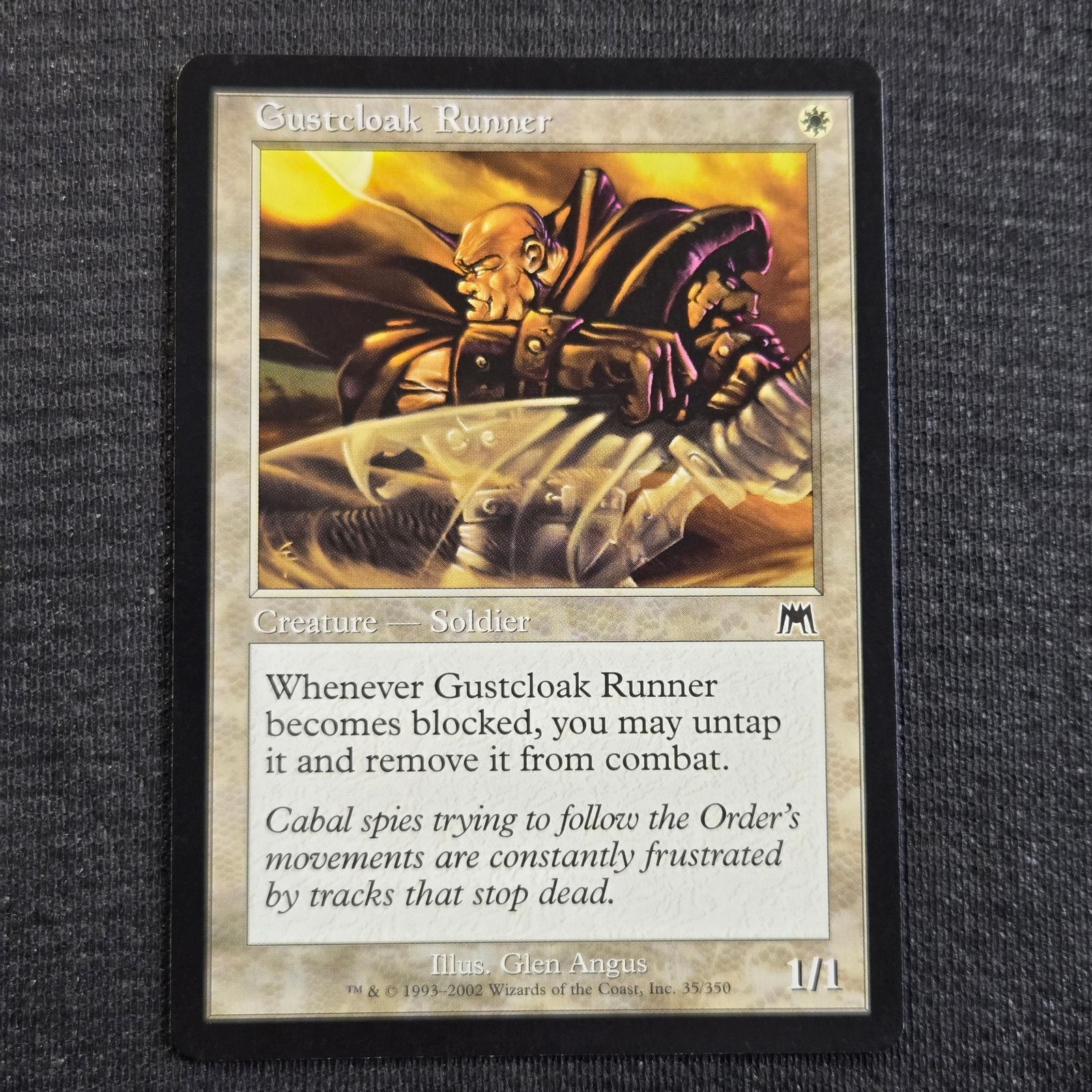 Magic: The Gathering Onslaught Gustcloak Runner Common 35 Lightly Played