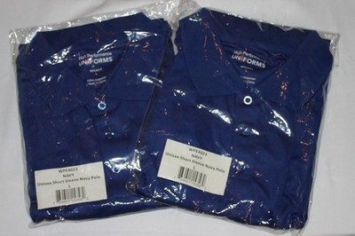 High Performance Uniform-2Unisex Size Large - Navy Blue Polo Shirts - New in Bag