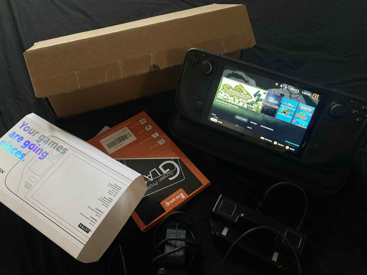 steam deck LCD 64GB micro SDカード256GB付き 【公式通販】