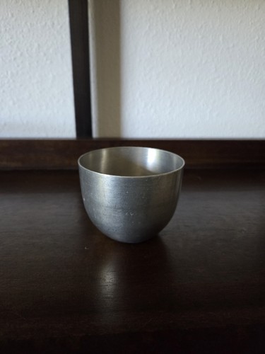 (4) Vintage Towle Silversmiths Jefferson Cup Newburyport Pewter Bowl 3.25" 7648 - Picture 2 of 5