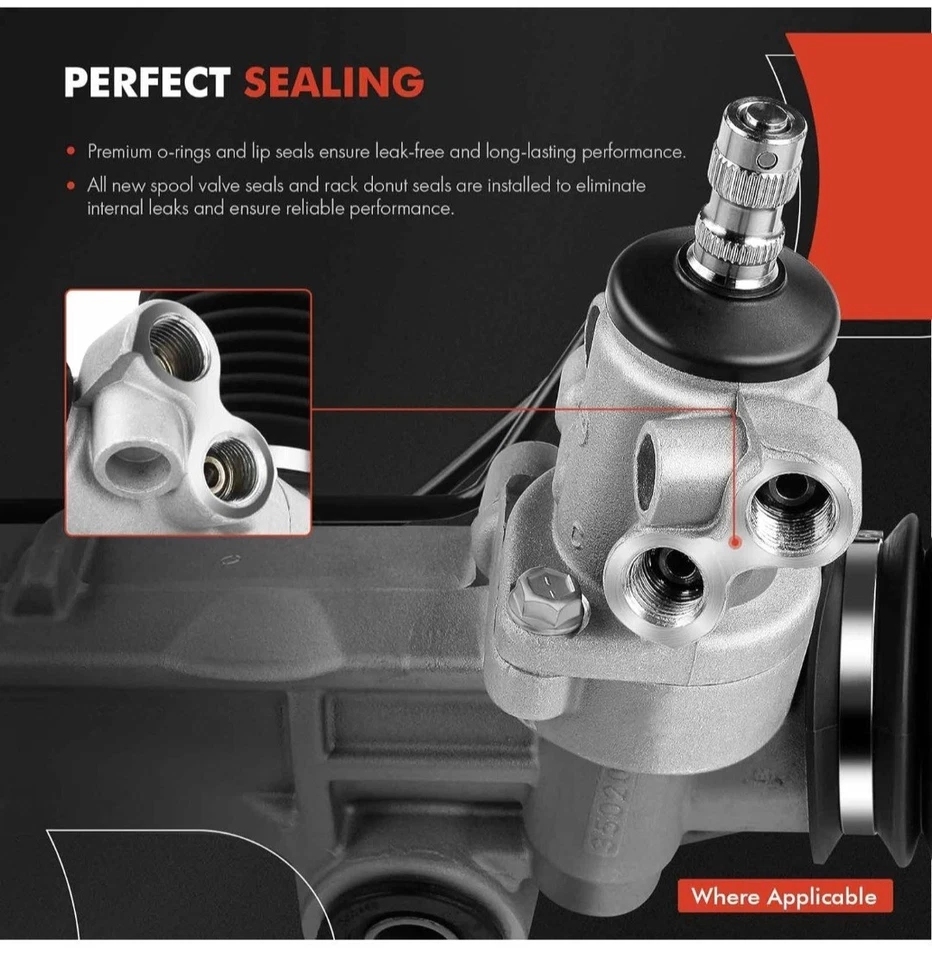 Conjunto de rack e pinhão 1998-2000 Volvo V70/C70/S70 AWD - Imagem 4 de 4