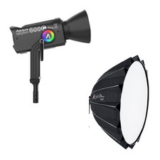 Aputure LS 600C Pro II RGB LED A Mount Monolight with Light Dome 150 Bundle