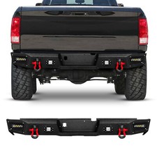 Steel Rear Bumper For 2003-2009 Dodge Ram 2500 3500 W 4x Led Lightssensor Hole Steel Rear Bumper For 2003-2009 Dodge Ram 2500 3500 W 4x Led Lightssensor Hole