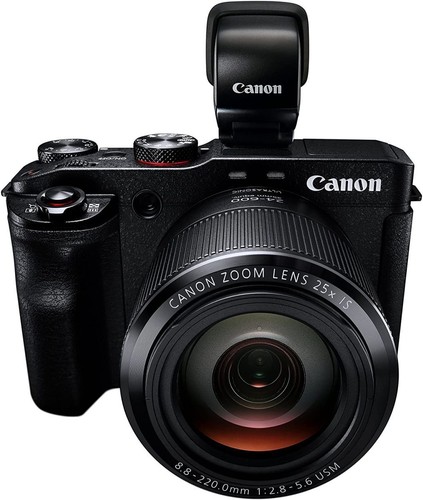 Second Hand Canon Power Shot G3X Evf Kit Black Compact Digital Camera | eBay