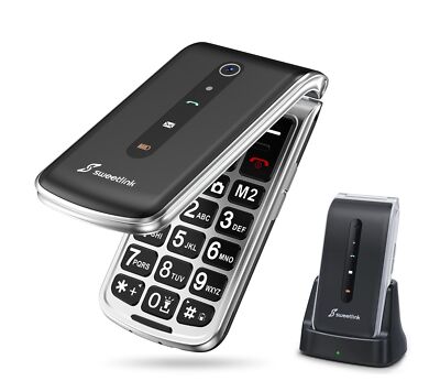 F1PLUS Seniorenhandy Klapphandy Ohne Vertrag Großtastenhandy mit Ladestation ...