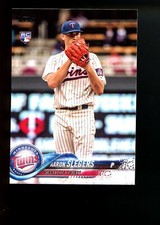 2018 Topps #277 Aaron Slegers Minnesota Twins Rookie Card Sharp Qty