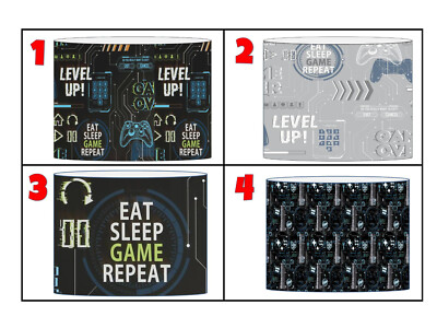 GAMING LEVEL UP GLITCH DECKENLEUCHTE SCHIRM ODER TISCHLAMPENSCHIRM - 4 DESIGNS - 3 GRÖßEN